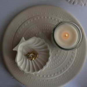 Centro de mesa redondo