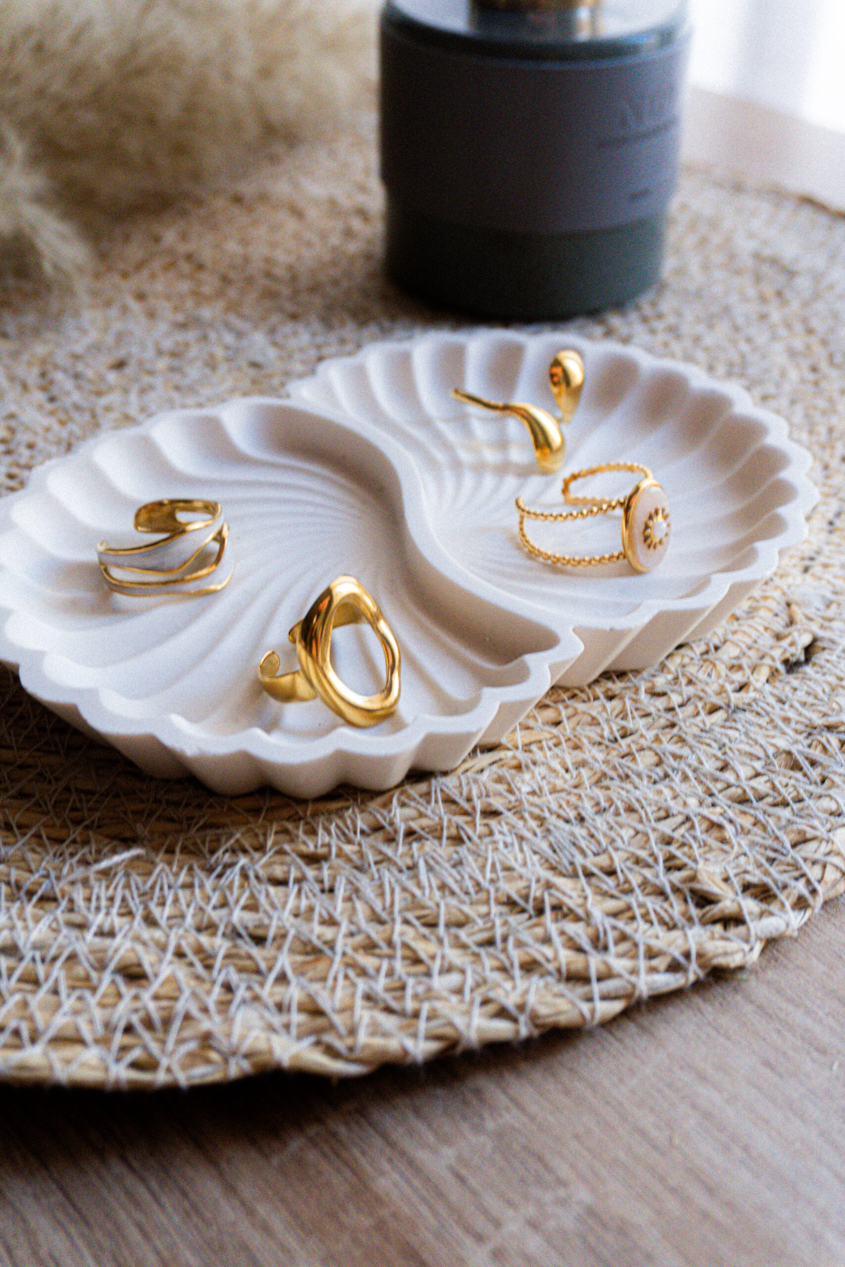 Bandeja Joyero Doble de Jesmonite